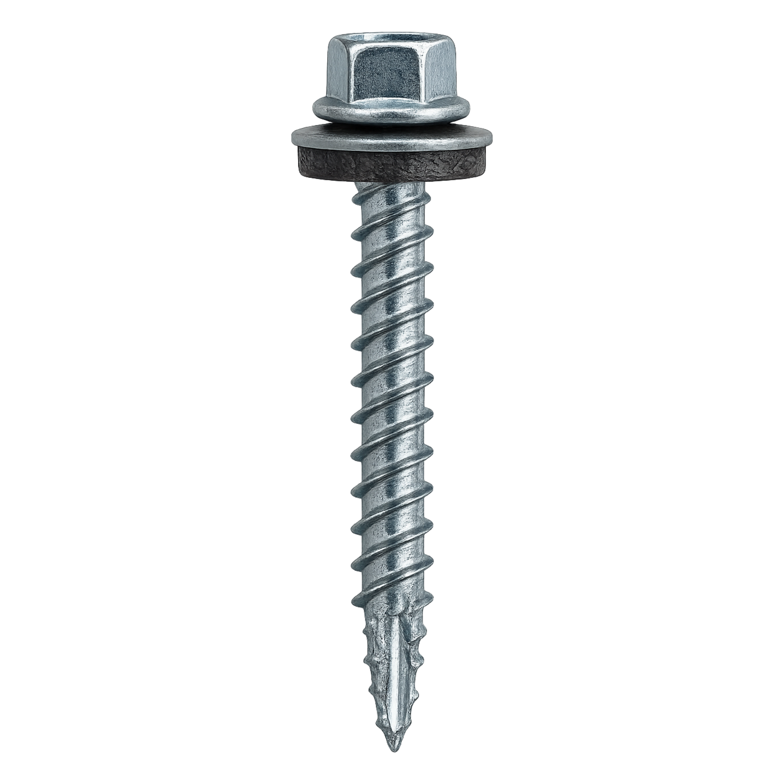 #10 x 1-1/2-in Galvanized/Coated Self-tapping Metal Roofing Screws 250-Count